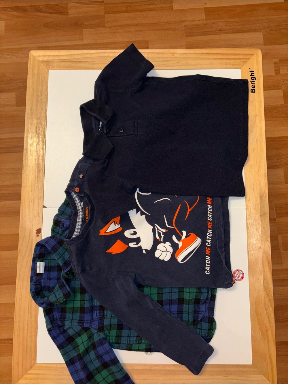 Kids Navy Blue Graphic Long-Sleeve Tee by Unknown Brand